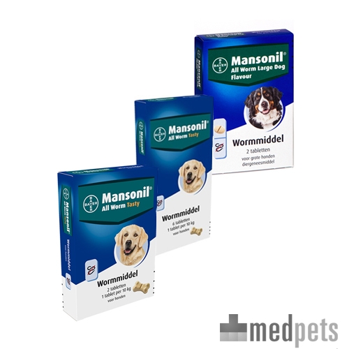 Product afbeelding van Mansonil All Worm Dog